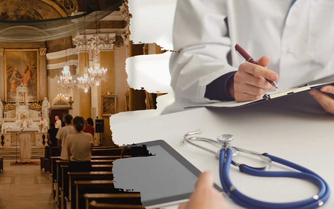 Impfung statt Gottesdienst: Eine Kirche wird zur Arztpraxis