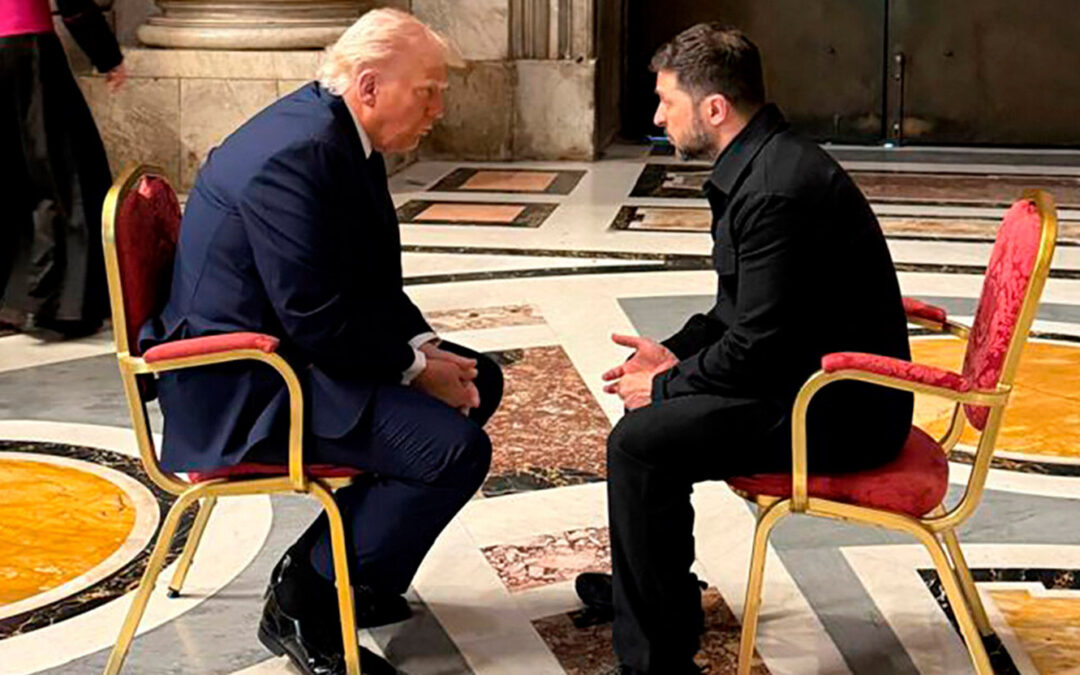 Selenskyj: Gespräch mit Trump im Petersdom vielleicht historisch